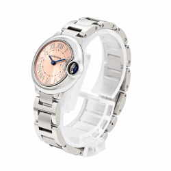 Cartier Ballon Bleu De 28MM W6920034 Pink Dial Watch